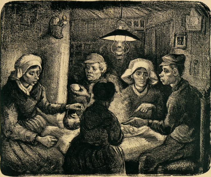  文森特·威廉·梵高  Vincent Willen Van Gogh —— 吃土豆的人